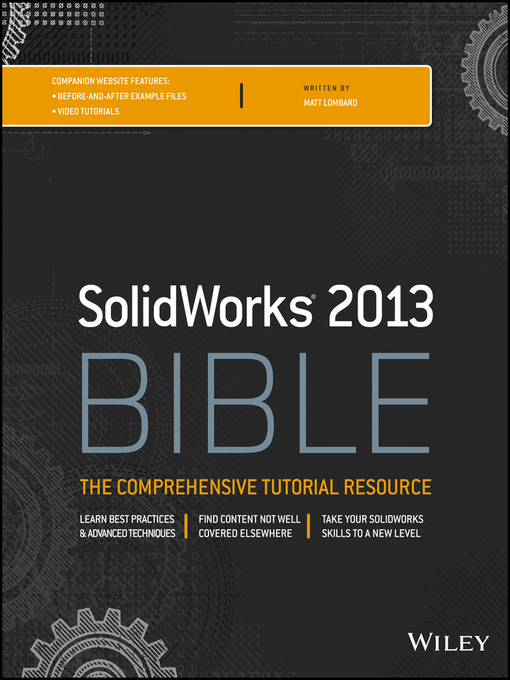 Title details for Solidworks 2013 Bible by Matt Lombard - Wait list